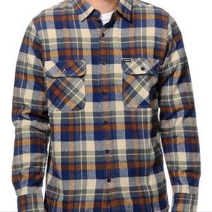 Brixton Archie Plaid Flannel Shirt XL